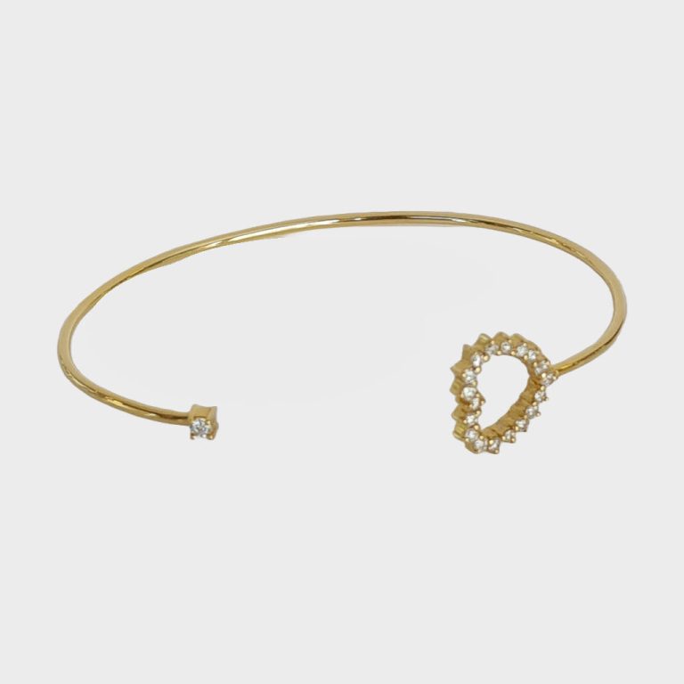 Pulseira Coração Vazado