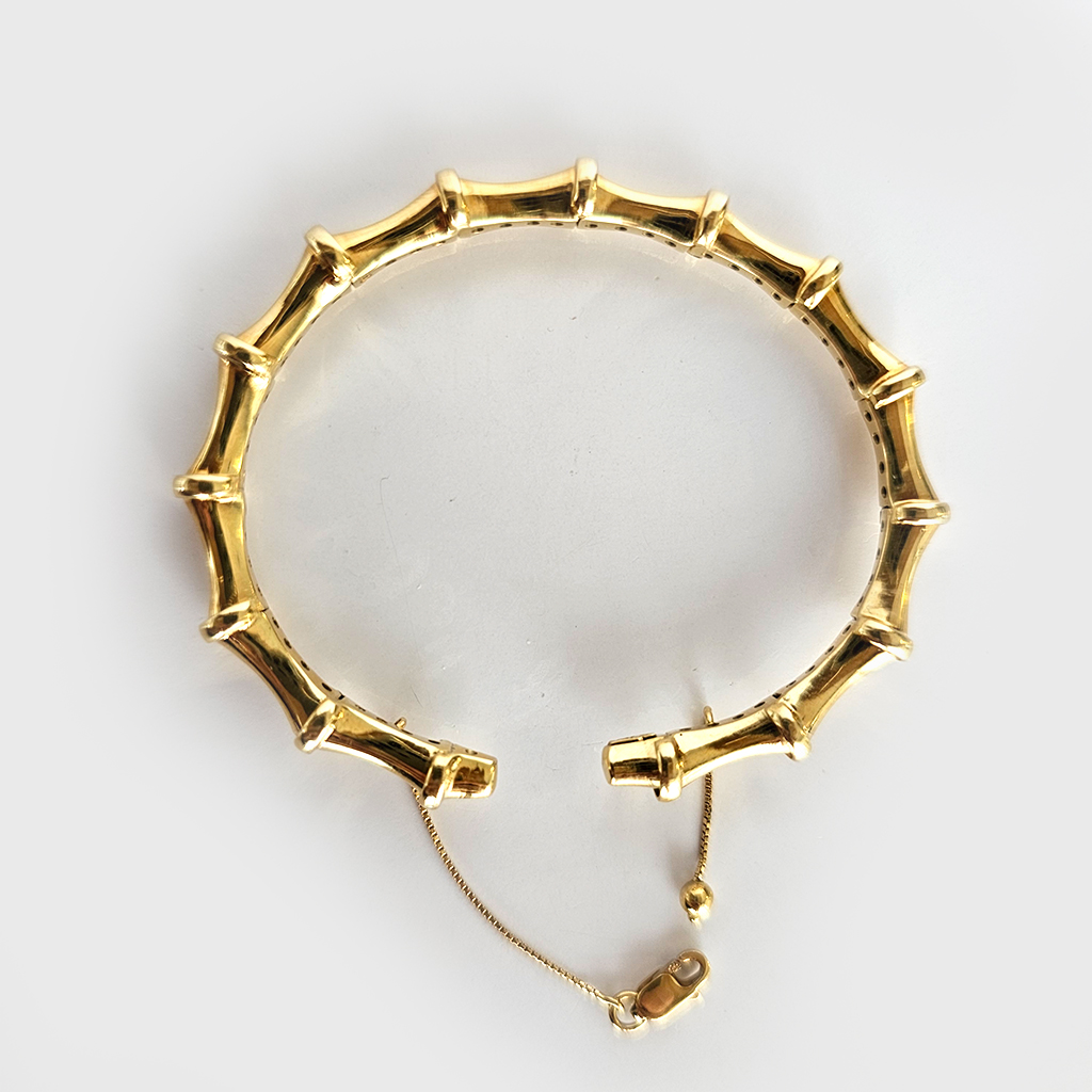 Pulseira Bambu e Diamantes v1 - Imagem 2