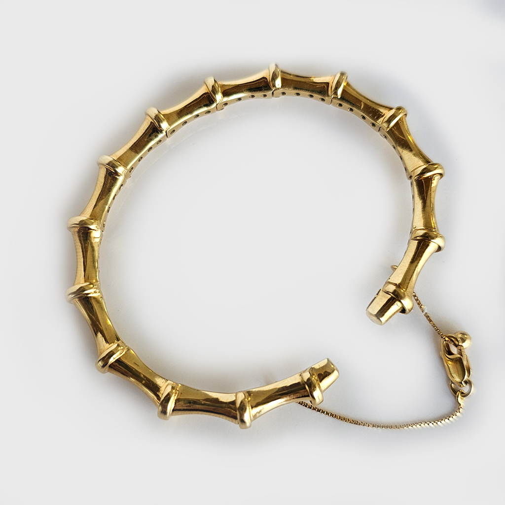 Pulseira Bambu e Diamantes v1 - Imagem 3