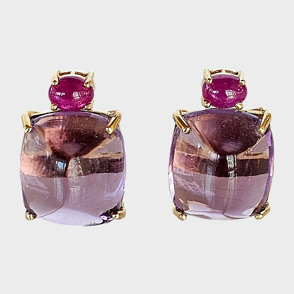 Brinco Ametistas 023036